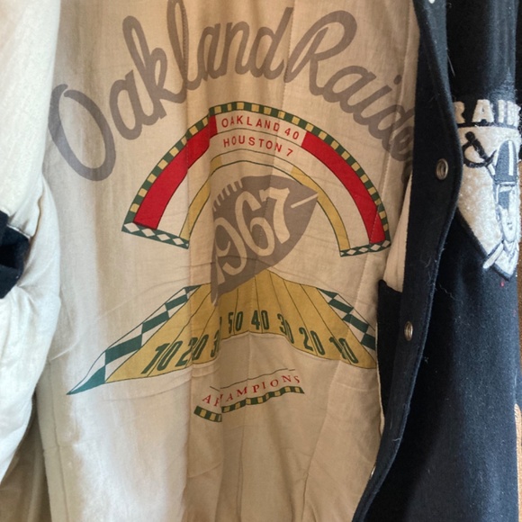 Raiders letterman jacket - Picture 2 of 6